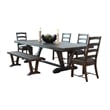 Sunny Designs Yellowstone Folding Leaf Extension Dining Set