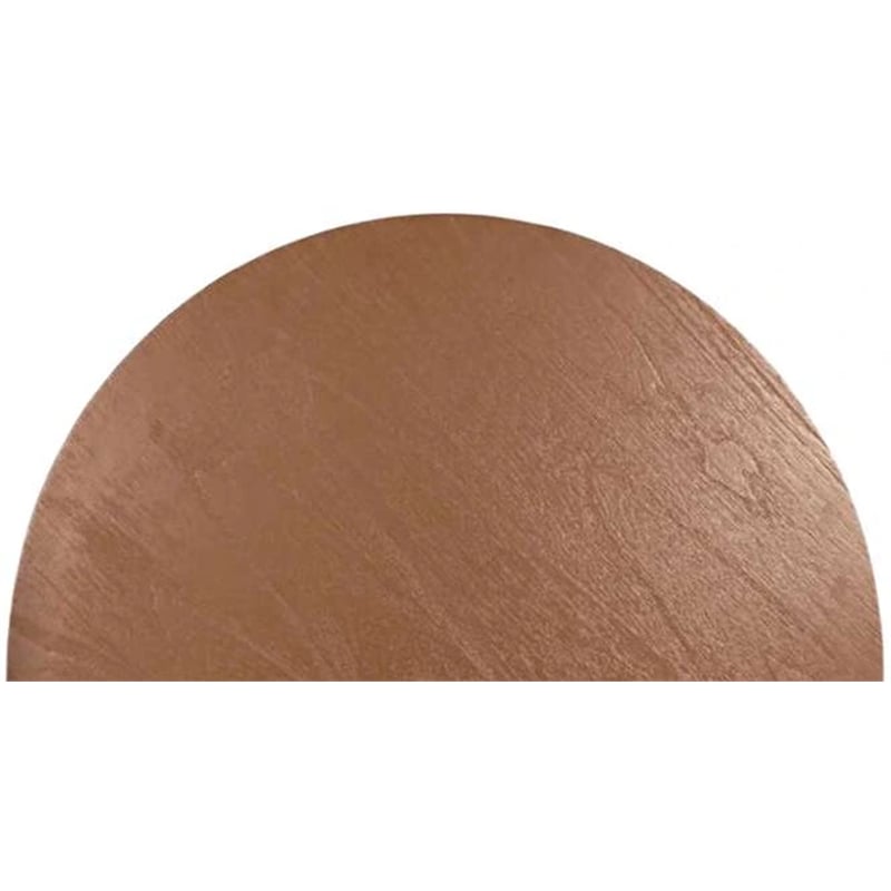 Sunny Designs Mia Round Mindi Wood Bar Table in Deep Cinder