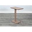 Sunny Designs Maven Drink/Laptop Table with C-Base in Oak Grove