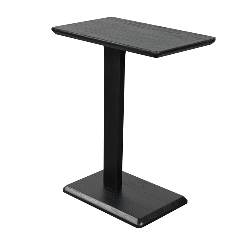 Sunny Designs Maven Drink/Laptop Table with C-Base in Black