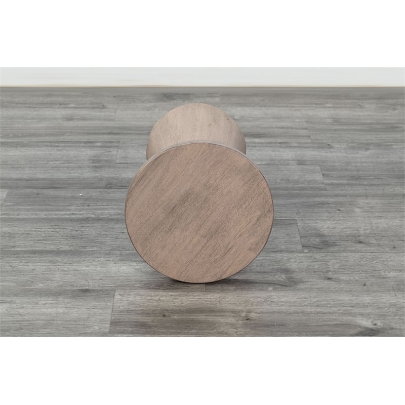 Sunny Designs Felicity Modern Solid Wood Pedestal Side Table