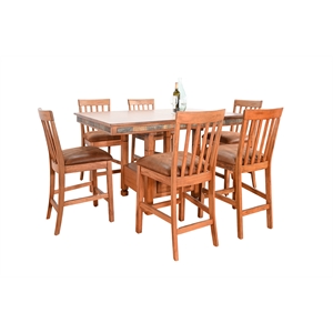 Sunny Designs Sedona 42&quot Traditional Counter Height Dining Set