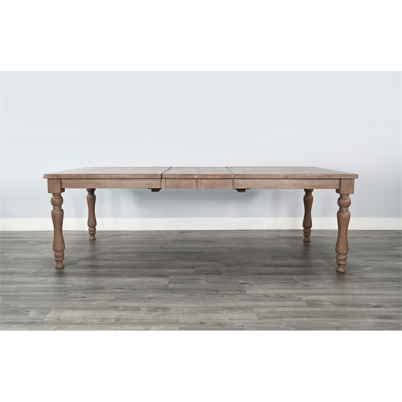 Sunny Designs Sierra Rectangular Extension Dining Table with Turned Legs