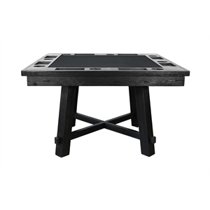 Sunny Designs Black Square Reno Poker Dining Table
