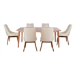 Sunny Designs Mid-century Wood Dining Set