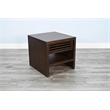 Sunny Designs Coffee Brown End Table with Drawer
