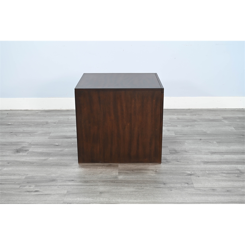 Sunny Designs Coffee Brown End Table with Drawer