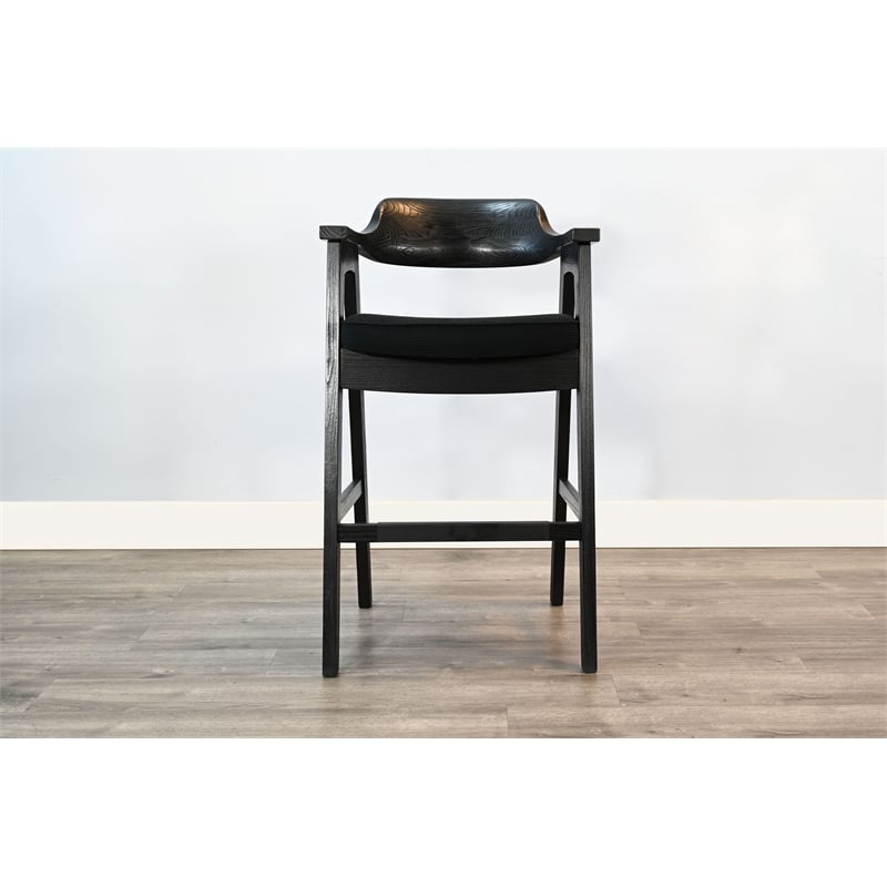 Sunny Designs Uptown Black Wood Home Bar Set