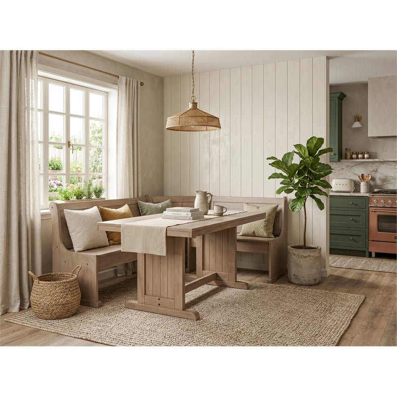 Sunny Designs Rectangular Dining Table in Hazelnut