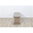 Sunny Designs Dining Side Bench Wood Seat in Hazelnut