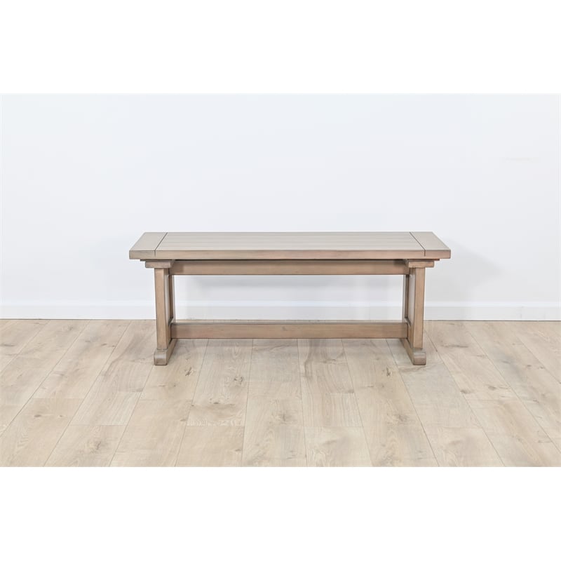 Sunny Designs Dining Side Bench Wood Seat in Hazelnut