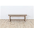 Sunny Designs Dining Side Bench Wood Seat in Hazelnut
