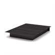 South Shore Step One Full Queen Platform Bed in Gray Oak