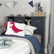 South Shore Ulysses Twin Bookcase Headboard in Blueberry