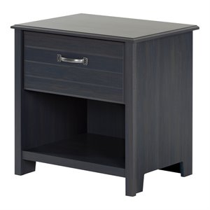 south shore ulysses nightstand in blueberry