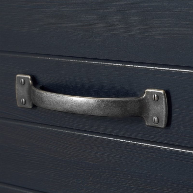 South Shore Ulysses Twin Mates Bed with 3 Drawers in Blueberry
