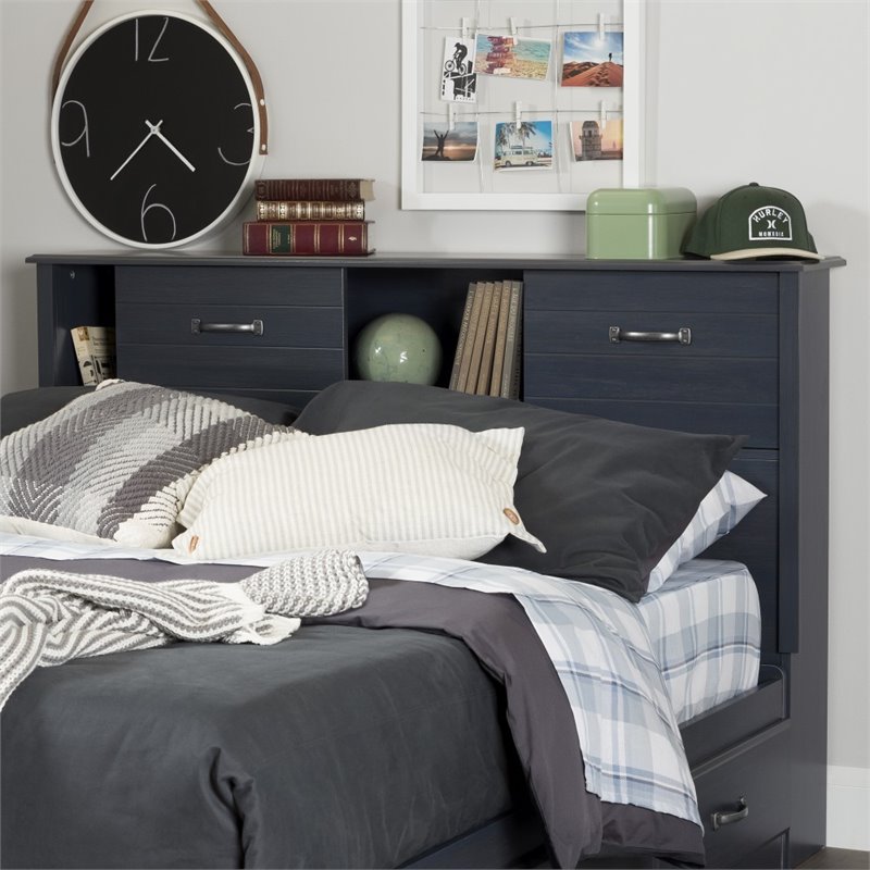 South Shore Ulysses Full Headboard in Blueberry