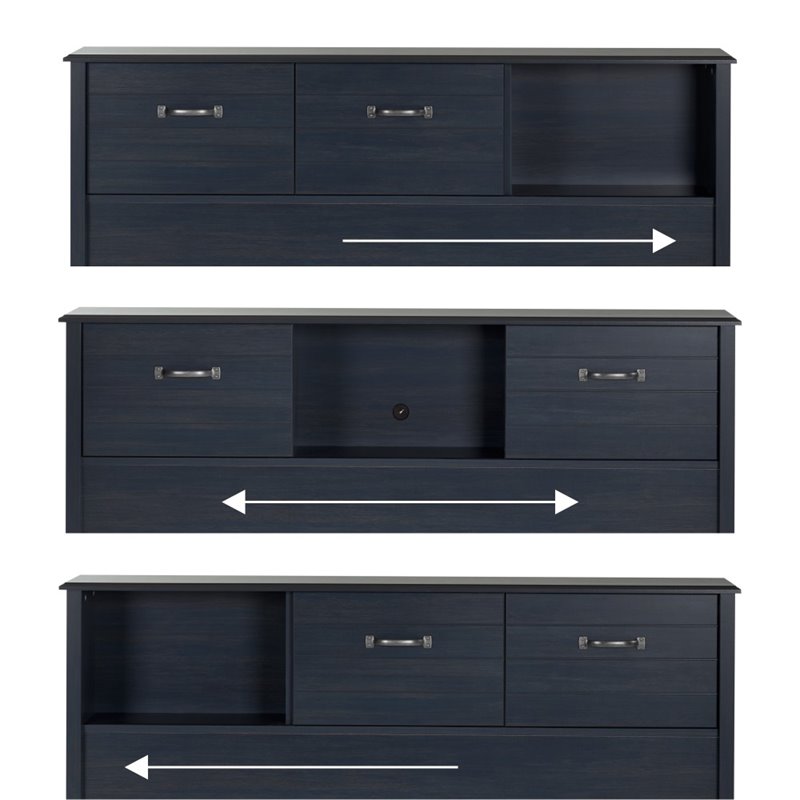 South Shore Ulysses Full Headboard in Blueberry