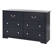 South Shore Aviron 6 Wood Drawer Dresser in Blueberry