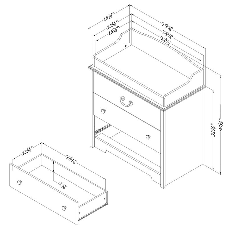 Aviron changing table online