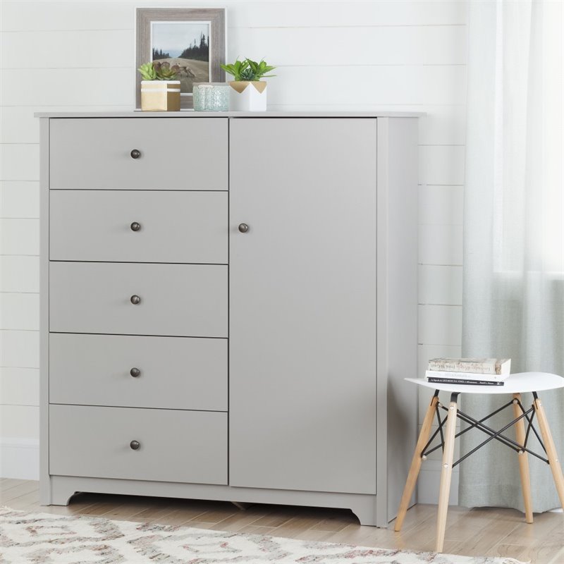 South shore vito door chest with 5 drawers discount