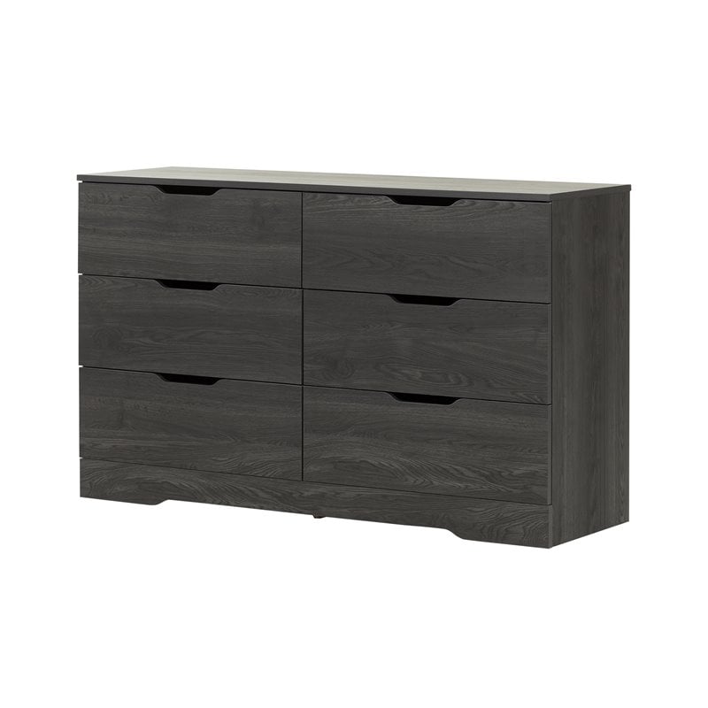 South Shore Holland 6 Drawer Dresser In Gray Oak 66311065558 Ebay