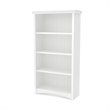 South Shore Artwork 4 Shelf Bookcase in Pure White
