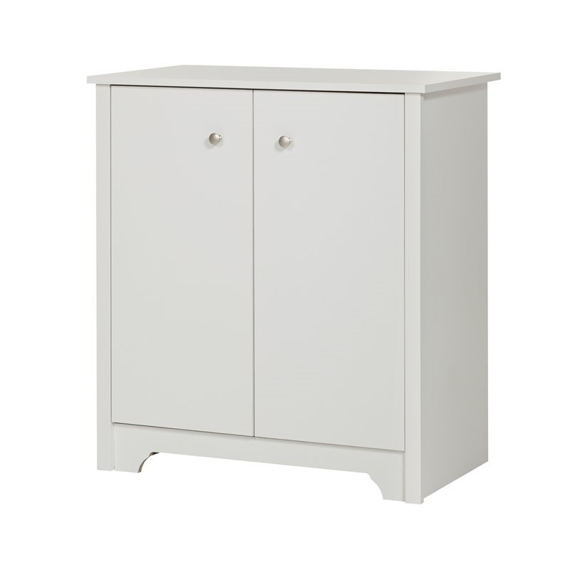 South Shore Vito Storage Cabinet In Pure White 10326