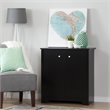 South Shore Vito Storage Cabinet in Pure Black