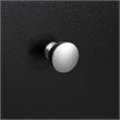 South Shore Vito Storage Cabinet in Pure Black