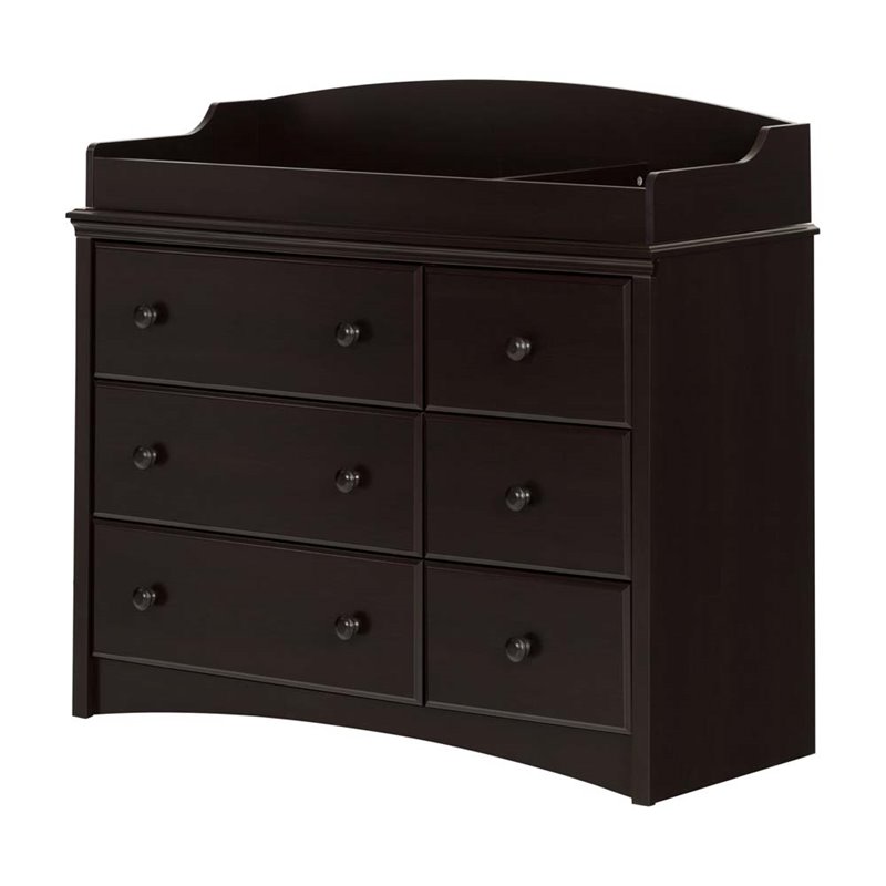South S Angel 6 Drawer Changing, 6 Drawer Dresser With Changing Table Topper