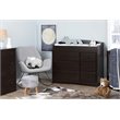 South Shore Angel 6 Drawer Changing Table Dresser in Espresso