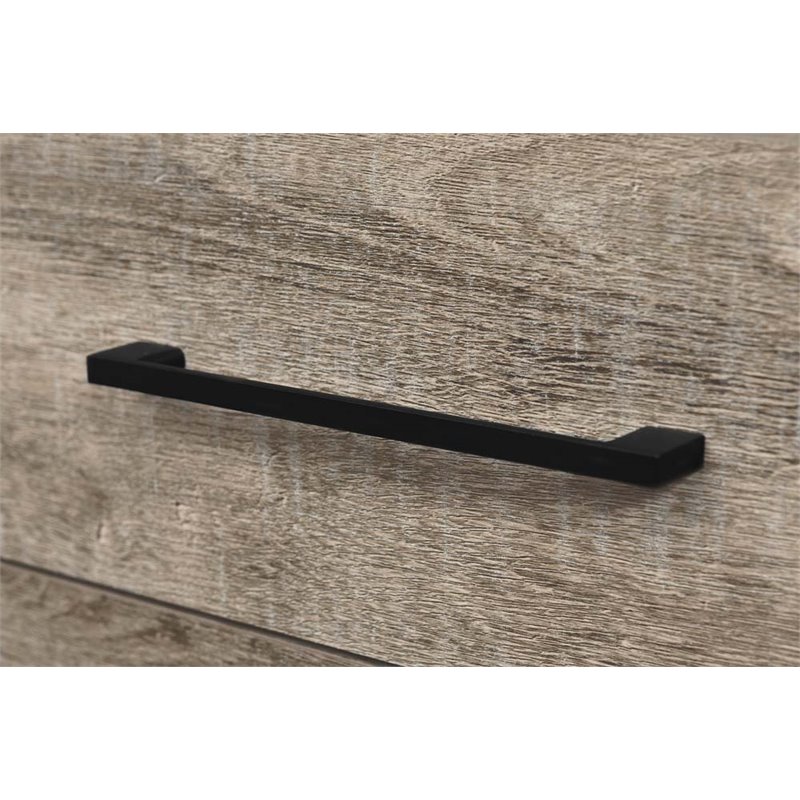 South Shore Munich 6 Drawer Dresser in Weathered Oak