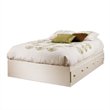 South Shore Summer Breeze Full Mates Bed in White Wash