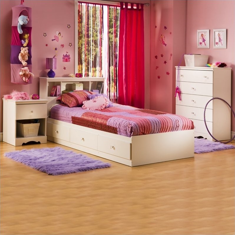 South S Crystal White Kids Twin Wood Captain Storage Bed 3 South S Crystal White Kids Twin Wood Captain Storage Bed 3 Piece Bedroom Set