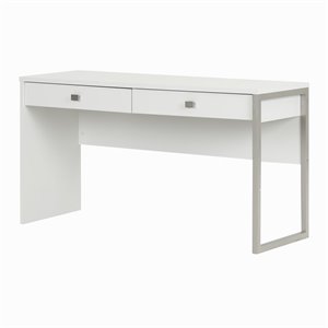 South Shore Interface Writing Desk in Pure White