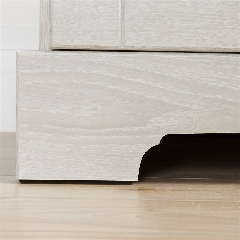 South Shore Avilla 5 Drawer Chest in Winter Oak