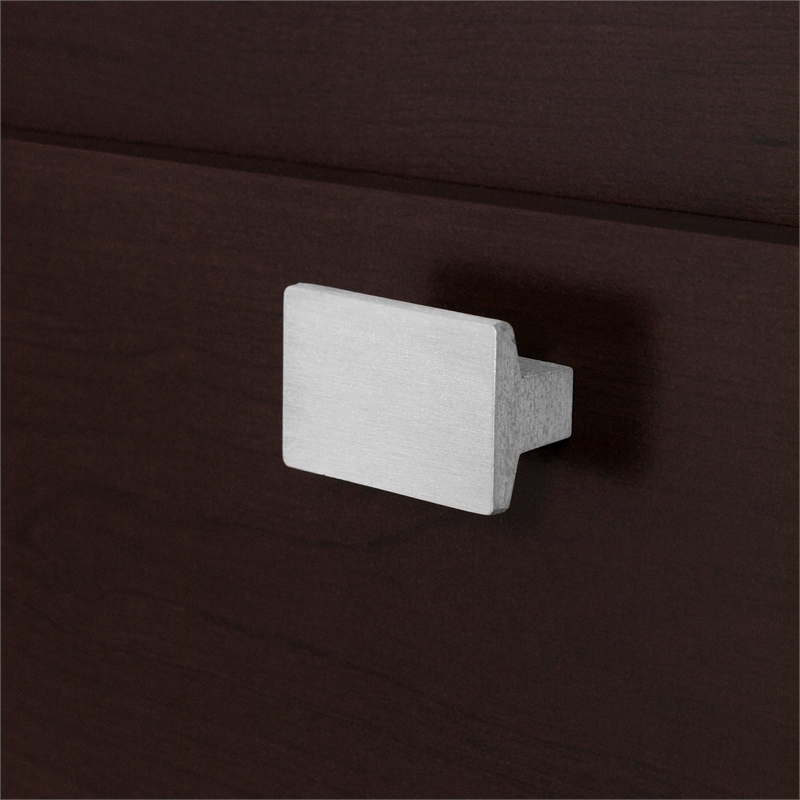 South Shore Cakao Twin Storage Wood Bed Frame Only in Chocolate Finish