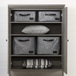South Shore Versa 2 Drawer Armoire in Gray Maple