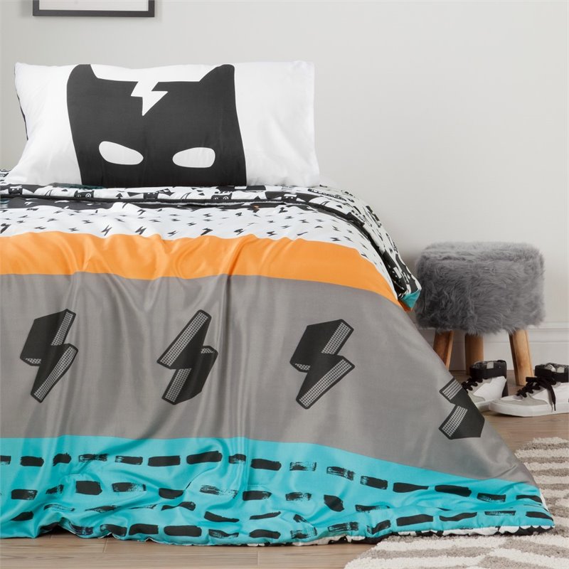 South Shore Dreamit 2 Piece Twin Reversible Comforter Set 100097