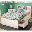 South Shore Reevo Twin Storage Bed in White