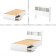 South Shore Reevo Twin Storage Bed in White