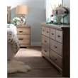 South Shore Versa 6 Drawer Dresser with Nightstand in Weathered Oak