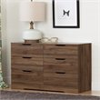 South Shore Holland 6 Drawer Dresser in Natural Walnut