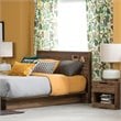 South Shore Holland 1 Drawer Nightstand in Natural Walnut
