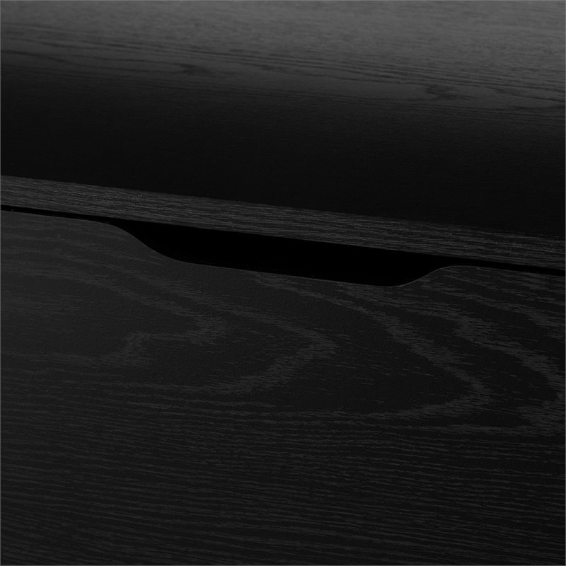 South Shore Holland 5 Drawer Chest in Black Oak