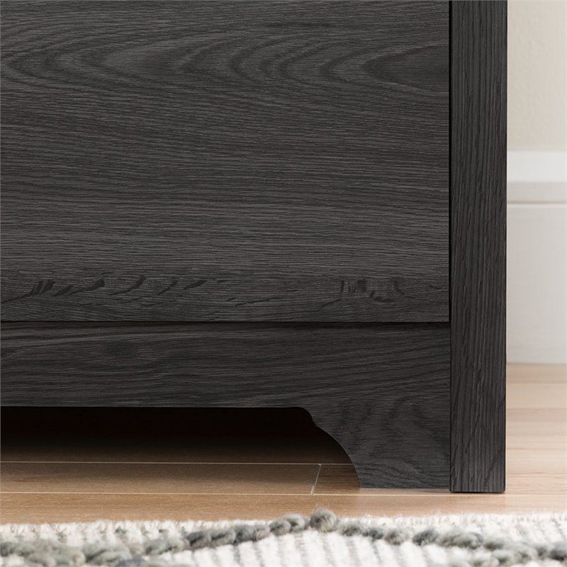 South Shore Fusion 6 Drawer Dresser in Gray Oak