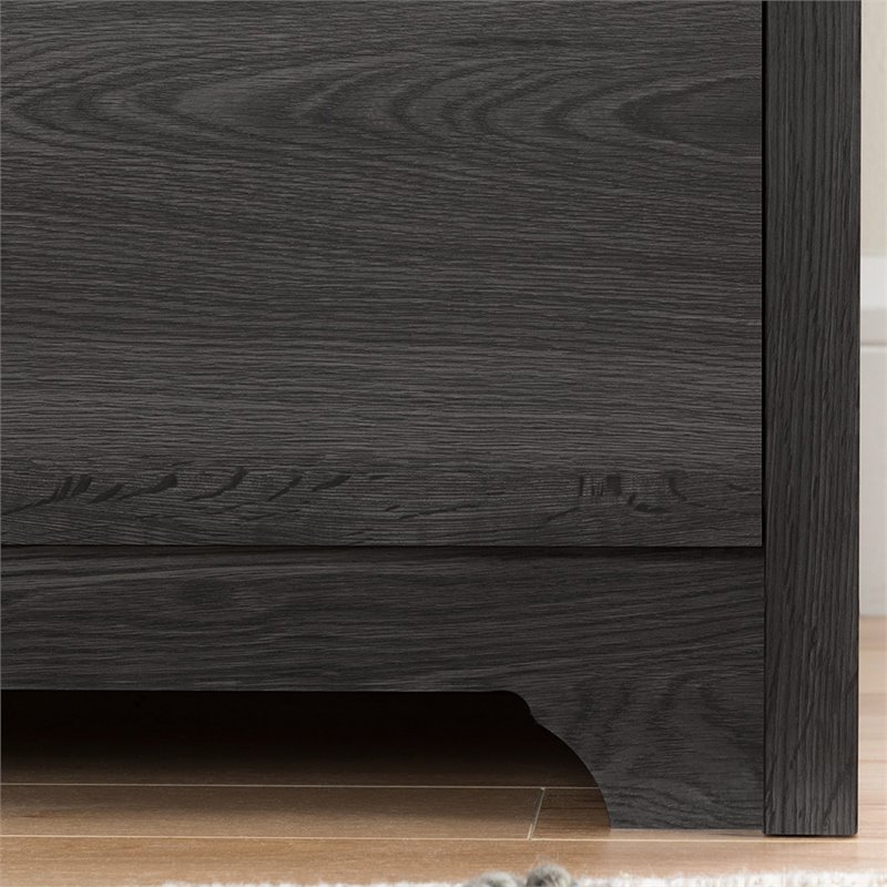 South Shore Fusion 5 Drawer Chest in Gray Oak