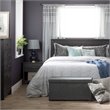 South Shore Fusion 5 Drawer Chest in Gray Oak