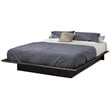 South Shore Step One Full Platform Bed in Gray Oak